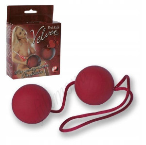KULKI GEJSZY - Velvet Red Balls - kulki rozkoszy