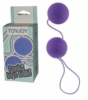 KULKI GEJSZY Funky Purple Waginalne - Analne