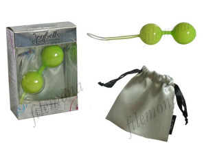 KULKI GEJSZY Joyballs Oryginalne ZIELONE SILIKON