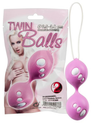 RÓŻOWE KULKI GEJSZY >>> Twin Balls Pink