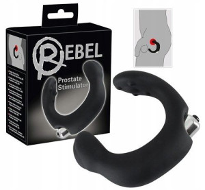 Stymulator MASAŻER prostaty REBEL C Silikon