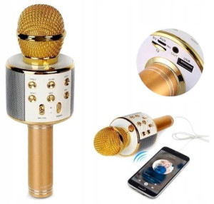 Mikrofon Bezprzewodowy Z Głośnikiem Bluetooth - Karaoke
