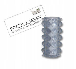 NAKŁADKA UCISKOWA na penisa Power Stretchy Blue