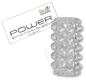 NAKŁADKA UCISKOWA na penisa Power Stretchy Clear