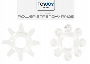 RINGI EREKCYJNE Power Clear 2x ring na penisa