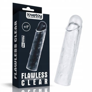 PRZEDŁUŻKA PENISA Flawless Clear +2,5cm - nakładka