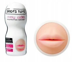 Masturbator Easy Rider USTA w tubie pochwa SHOTS