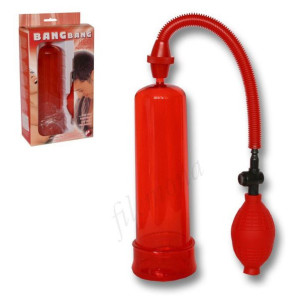 POMPKA EREKCYJNA Bang Bang Red Powiększanie Penisa