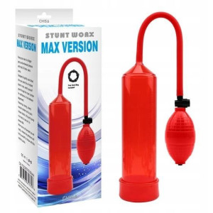 POMPKA EREKCYJNA Max Version Red + ring erekcyjny