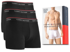 Bokserki Tommy Hilfiger 3pack Black Rozmiar XL