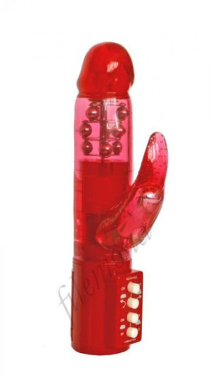 WIBRATOR Hi Tech Red Rider Z JĘZYKIEM ORGAZMOWYM