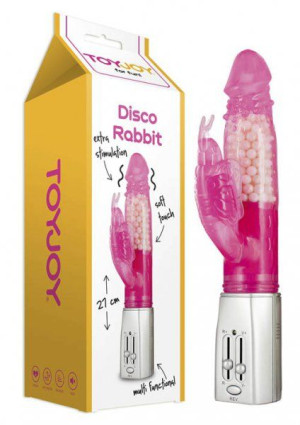 Wibrator z króliczkiem Hi Tech Disco Rabbit ToyJoy