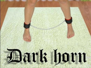 Dark Horn - KAJDANKI NA NOGI - z długim łańcuchem