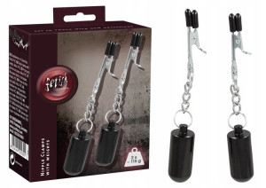 Fetish ZACISKI NA SUTKI z odważnikami 2x 115 g