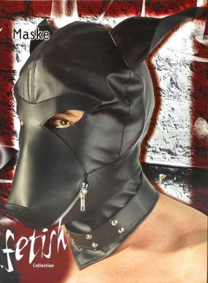 MASKA PIES Bad Kitty BDSM z zamkiem DOG - SLEVE