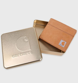 Portfel Carhartt Saddle Leather Bifold CARHARTT BROWN