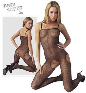 SIATECZKOWE BODY Netzcatsuit S/M BODYSTOCKING