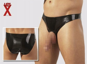 Męskie slipy LateX Showmaster 100% lateks S-L