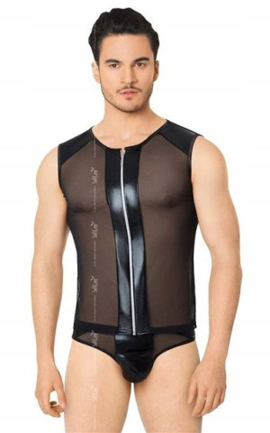 Shirt/Shorts z ZAMKIEM roz. XL - koszulka stringi