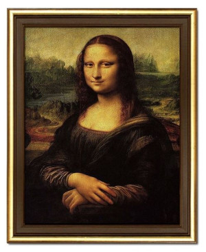 Obraz na płótnie 27x32cm Leonardo da Vinci Mona Lisa