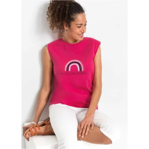 Bluzka Top Z Nadrukiem Tęcza 36-38 935660