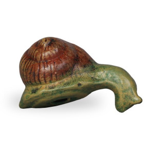 Mały ślimak figurka do ogrodu ozdoba ogrodowa