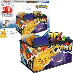 Puzzle 3D Pokemon pojemnik na przybory 223 elementy