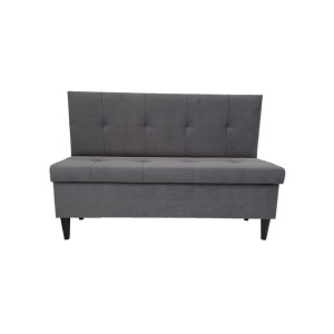 pufa ze schowkiem z  panelem oparciem przeszycia 120cm
