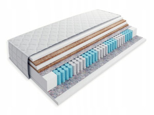 Materac TWARDY 160x200 H4/H5, 7 Stref NIE ROLOWANY