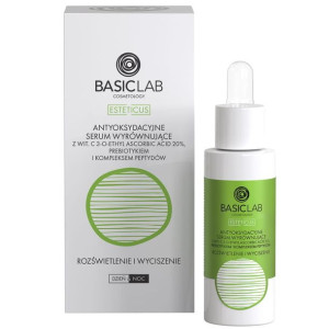 BasicLab Esteticus antyoksydacyjne serum wyrównujące z wit. C  30ml