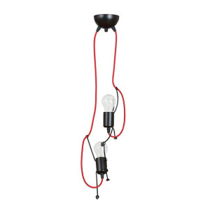 Lampa Wisząca Emibig 2xe27 60w Bobi 2 Black 537/2