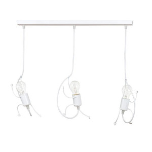 Lampa Wisząca Emibig 3xe27 60w Bobi 3 White 538/3