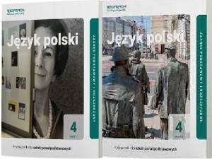 ZESTAW Język polski 4 LO OPERON Podręcznik 1 i 2