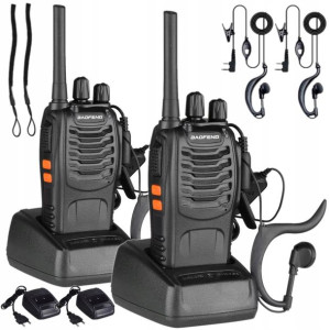 2x Walkie Talkie Krótkofalówki Baofeng Bf888s Pmr