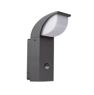 Kinkiet ogrodowy lampa z czujnikiem ABETE LED EL 20 SE-GR Kanlux 36573