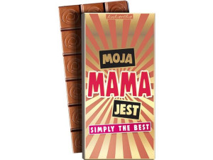 Czekolada mleczna, 100 g, Moja Mama jest Simply The Best