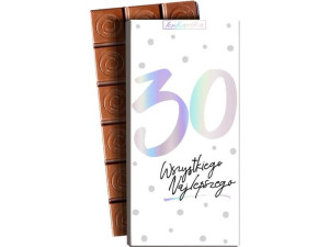 Czekolada mleczna, 100 g, Wszystkiego najlepszego "30"