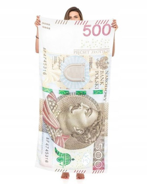 Recznik Kapielowy Banknot 500 Zl Na Plaze Basen
