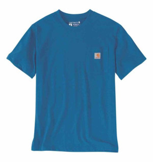 Koszulka Carhartt Heavy K87 Pocket Marine Blue M