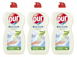 PUR Płyn do mycia naczyń ALOE VERA 3x1200ml