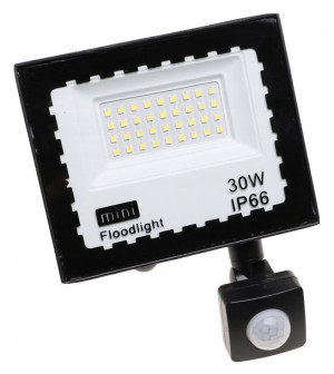 HALOGEN Naświetlacz Lampa LED z CZUJNIK RUCHU 30W
