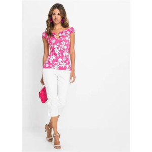 Bluzka Carmen Hiszpanka W Kwiaty 36-38 937669
