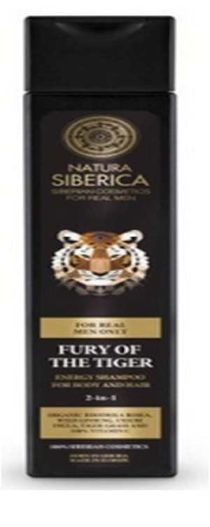 NATURA SIBERICA energetyzujący szampon do ciała i włosów dla mężczyzn 250ml