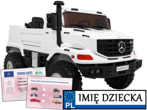 pojazd elektryczny Mercedes Zetros AUTO NA PILOTA bagażnik