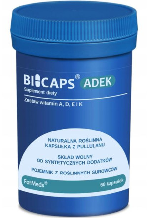 Formeds Bicaps Adek Witamina A D3 E K2 Mk-7 Vege