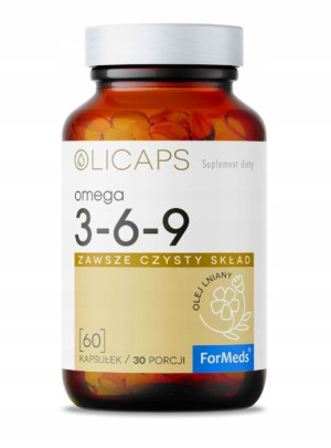 ForMeds OLICAPS omega 3-6-9 OLEJ LNIANY Serce