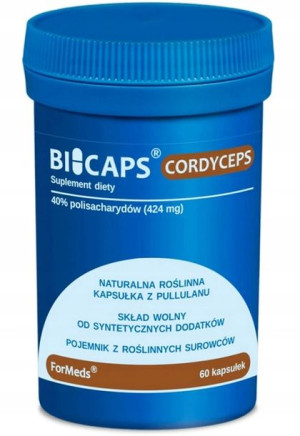 Formeds Bicaps Cordyceps Ekstrakt 1060mg Czysty