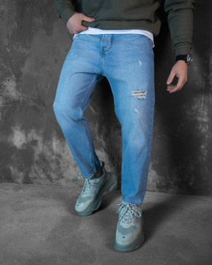 Spodnie męskie jeans Boyfriend Vintage Jasny niebieski 34
