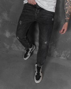 Spodnie męskie jeans Boyfriend Vintage Washed czarny 36