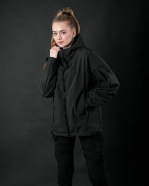 Damska kurtka Softshell ROBOCOP czarna XXL